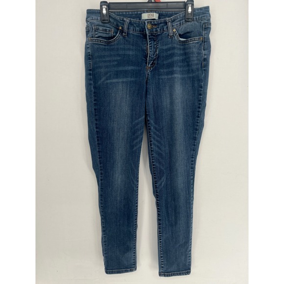 Vintage America Blues Denim - Vintage America Blues Skinny Jeans Womens 12R 31 Medium Wash Blue Denim Stretch